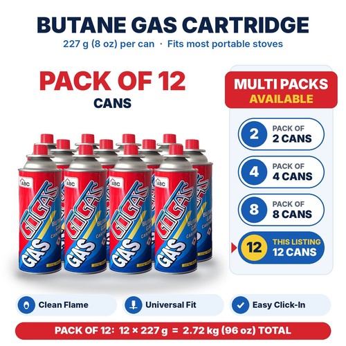 Butane gas canisters bottles - butane,