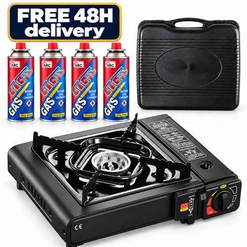 Portable camping gas stove - portable,