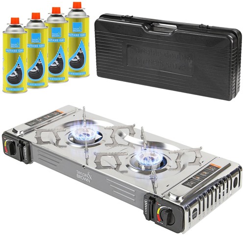Portable butane double - portable,