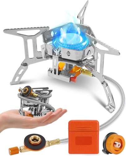 Portable camping gas stove - camping,