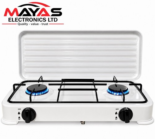 Portable double gas stove - gas,