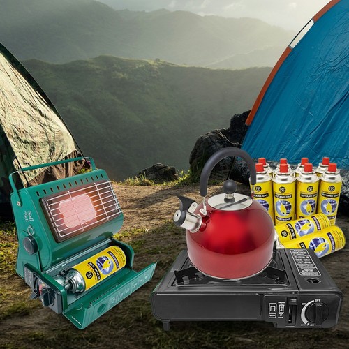 Butane gas bottles canisters - gas,