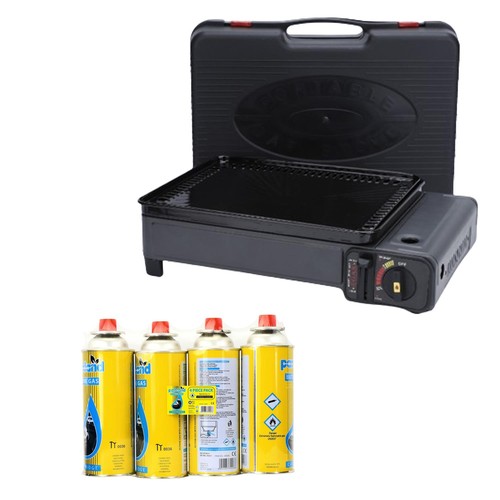 Portable camping gas stove - camping,