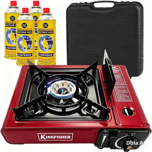 Portable gas cooker - camp, stove