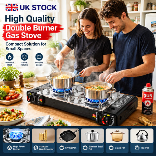 Portable butane double twin - portable,