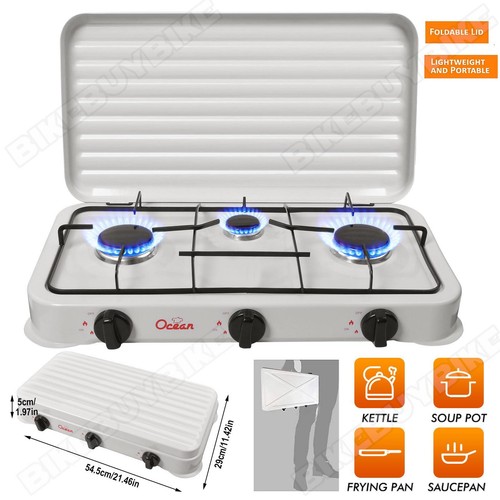 Portable gas stove - 3, burner