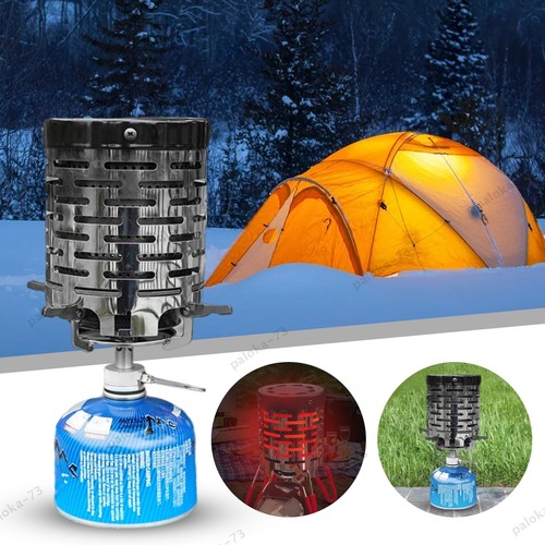 Camping heater attachment for - heater,
