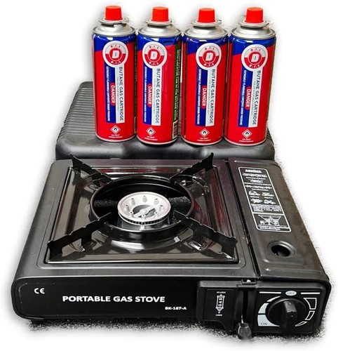 Portable gas cooker stove - gas, or