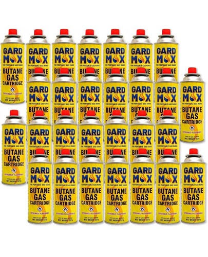New butane gas bottles - butane,