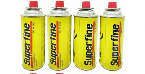 Butane gas canisters - butane,