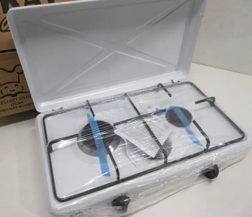 Portable double burner gas - portable,