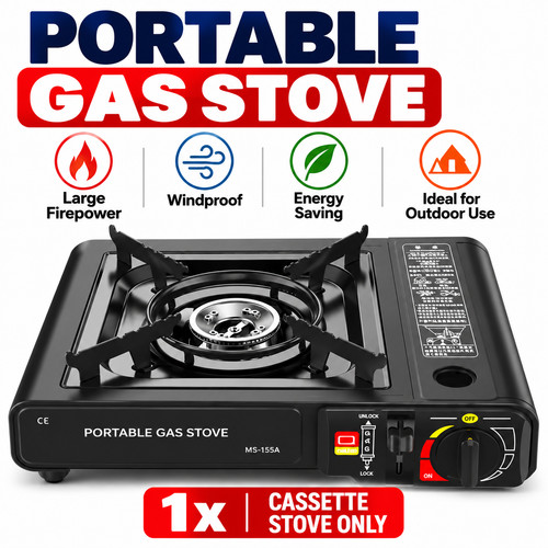 Portable camping gas stove - portable,