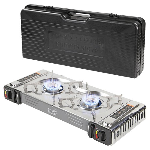 Portable double twin - portable, burner